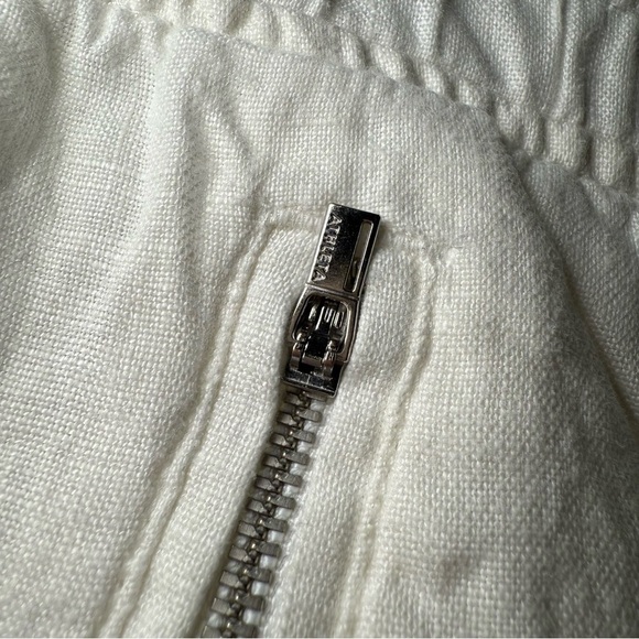 Athleta White Cabo Linen Wide Leg Pants - Picture 4 of 7